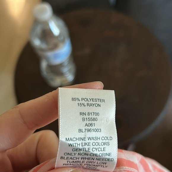 Peach Floral Shirt - Picture 8 of 9